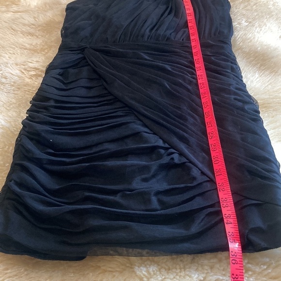 Armani Exchange black one shoulder dress size 6 - Picture 8 of 10